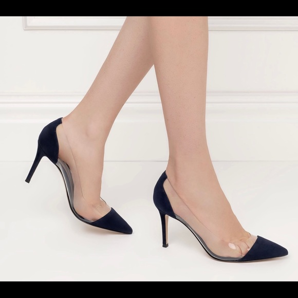 Gianvito Rossi 85 Plexi and Leather Pumps - Picture 15 of 16